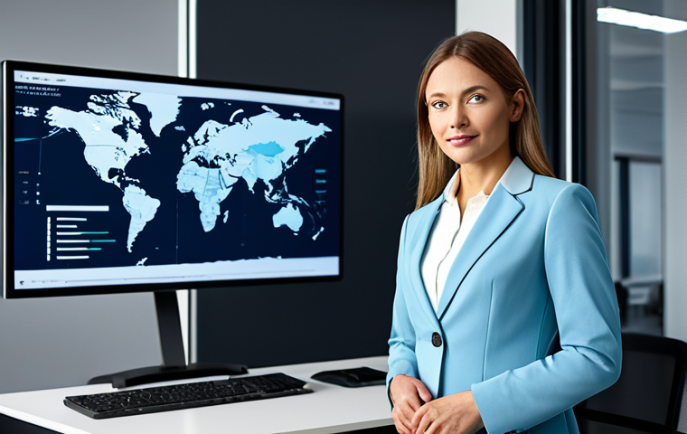 **

"A professional international communications specialist, fully clothed in a modest business suit, confidently presenting data-driven insights in a modern office setting, demonstrating a 30% increase in website traffic on a presentation screen. Safe for work, appropriate content, perfect anatomy, correct proportions, natural pose, professional lighting, high quality."

**