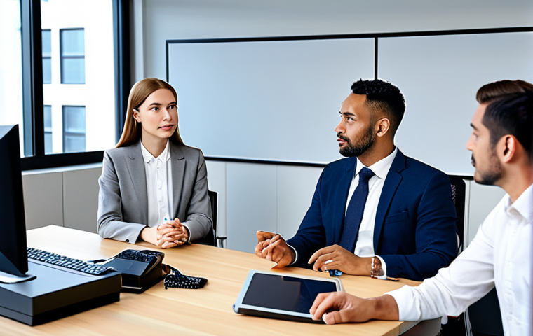 AI Translation & Cultural Exchange**

A diverse group of fully clothed professionals in a modern office setting, using AI translation devices during a meeting, appropriate attire, safe for work, perfect anatomy, natural proportions, professional lighting, modest clothing, family-friendly.

**