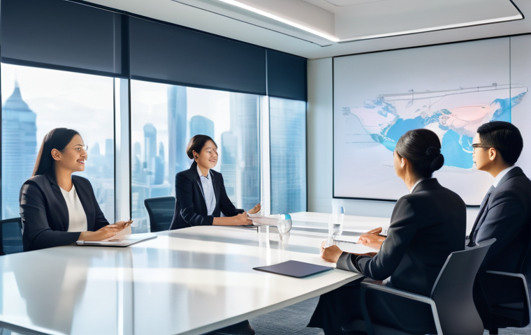 국제커뮤니케이션 업무 사례 - **Cultural Sensitivity and Collaborative Global Communication:** A group of five diverse professiona...