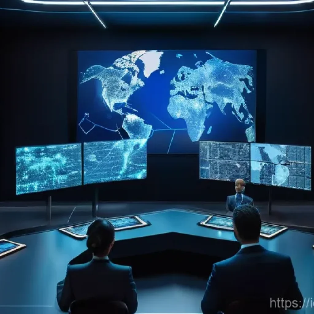 국제커뮤니케이션 전략 분석 - **Image Prompt 1: AI Sovereignty Through Global Alliance**
A diverse group of men and women, rep...